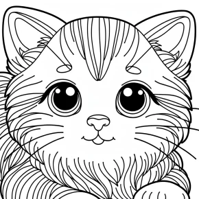 kitty cat coloring pages