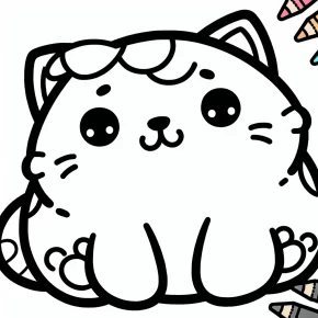 kitty coloring pages