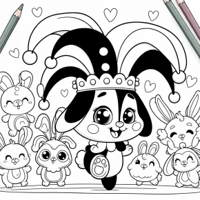 kuromi and friends coloring pages