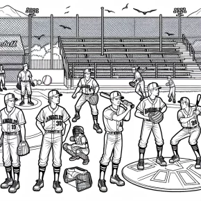 la dodgers coloring pages