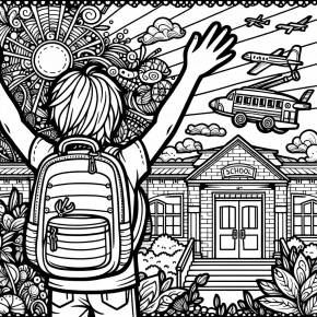 last day of school coloring pages