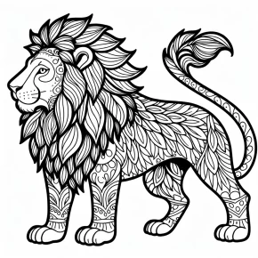 lion coloring pages