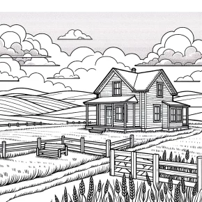 little house on the prairie coloring pages