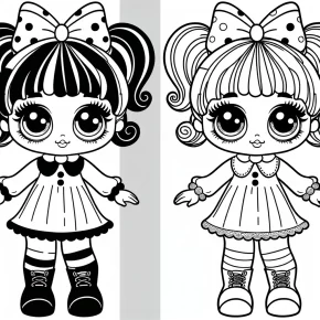 lol doll coloring page