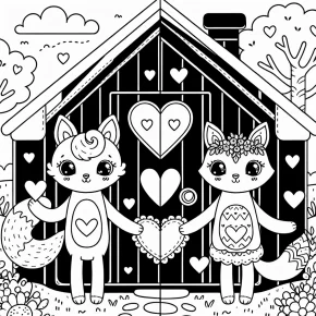 love coloring pages