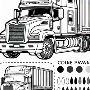 mack coloring pages