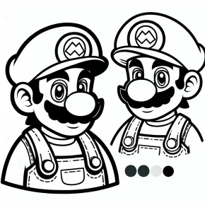 mario printable coloring pages