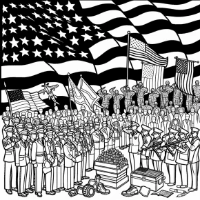 memorial day coloring pages