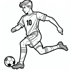 messi coloring pages