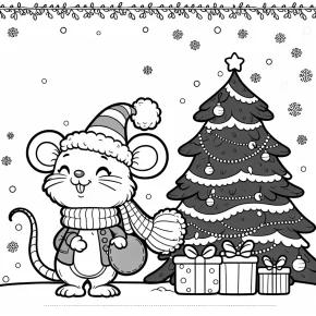 mickey christmas coloring pages printable