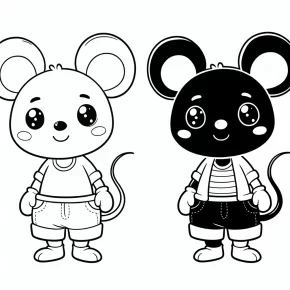 mickey mouse coloring page