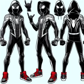 miles morales color pages