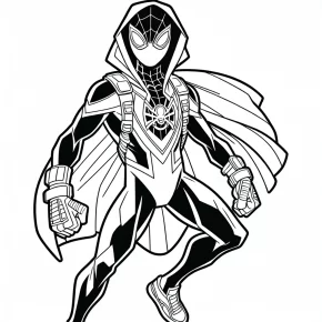 miles morales coloring pages