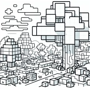 minecraft coloring pages printable