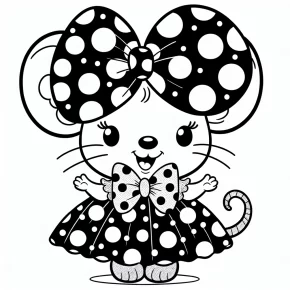 minnie coloring pages