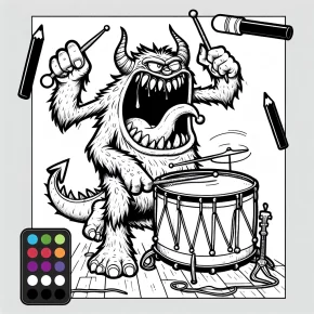 monster jam coloring pages