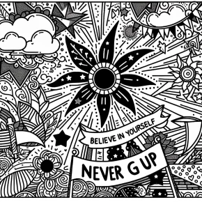 motivational coloring pages