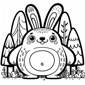 my neighbor totoro coloring pages