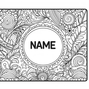 name coloring pages editable