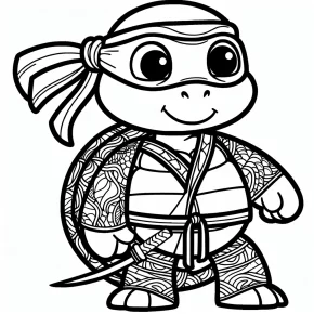 ninja turtle coloring pages