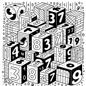 number block coloring pages