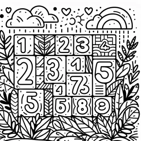 numberblocks coloring pages