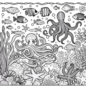 ocean animals coloring pages