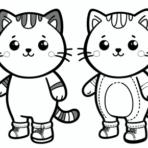 pete the cat coloring page