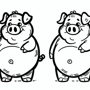 pig coloring pages