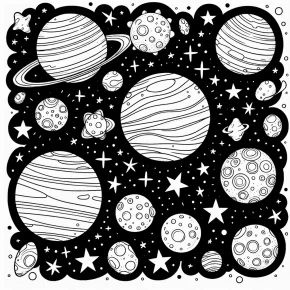 planet coloring pages