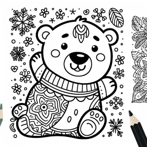 polar bear coloring pages