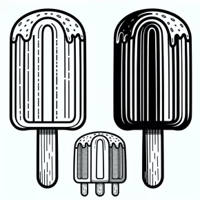 popsicle coloring page