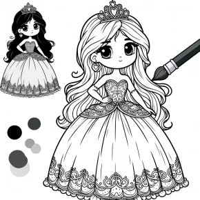 princess belle coloring pages