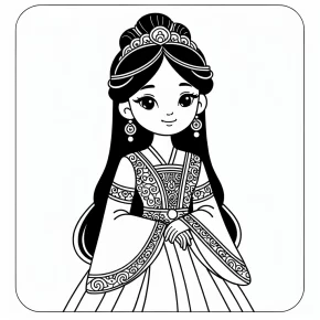 princess printable coloring pages