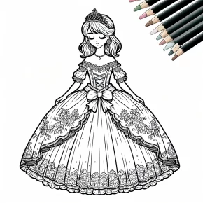 princess tiana coloring pages