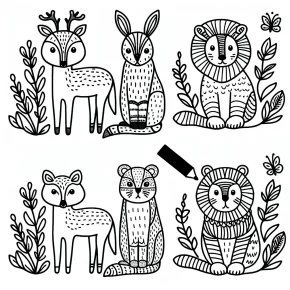 printable animal coloring pages