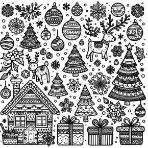 printable christmas coloring pages