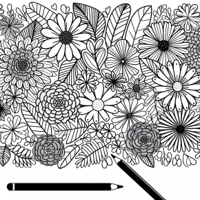 printable coloring pages flowers