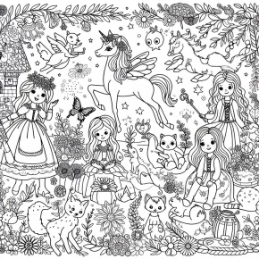 printable coloring pages for girls