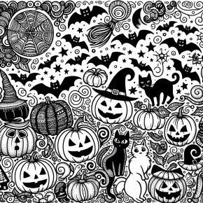 printable coloring pages halloween