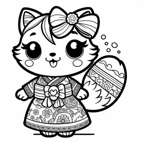 printable coloring pages hello kitty