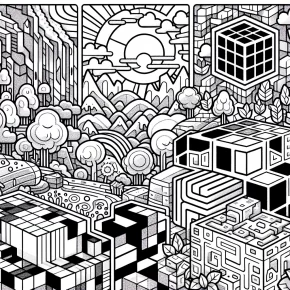 printable coloring pages minecraft