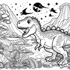 printable dinosaur coloring pages