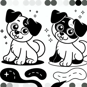 printable dog coloring pages