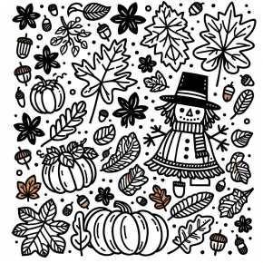 printable fall coloring pages