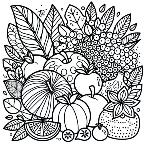 printable fruit of the spirit coloring pages