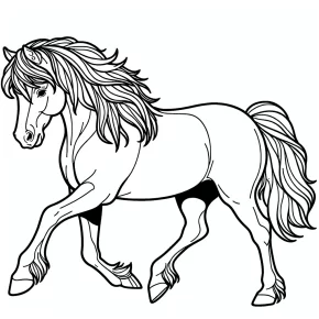 printable horse coloring pages