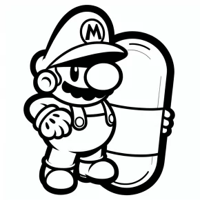 printable mario coloring pages