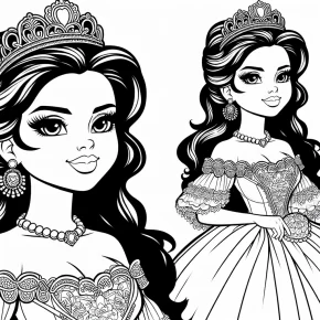 printable princess coloring pages