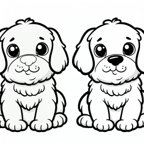 puppy coloring page